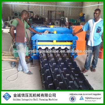 Hydaulic Sheet Metal Roofing Glazed Tile Roll Forming Machine